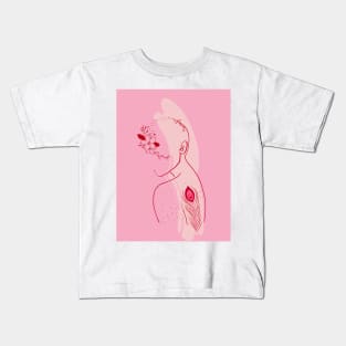 Breast Cancer Survivor Art - Beautiful Inspirational Women Art Kids T-Shirt